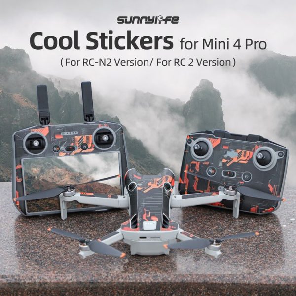 DJI Mini 4 Pro / RC 2 Drone Body Remote Control Protective Sticker (Green Hat Man) - Image 3