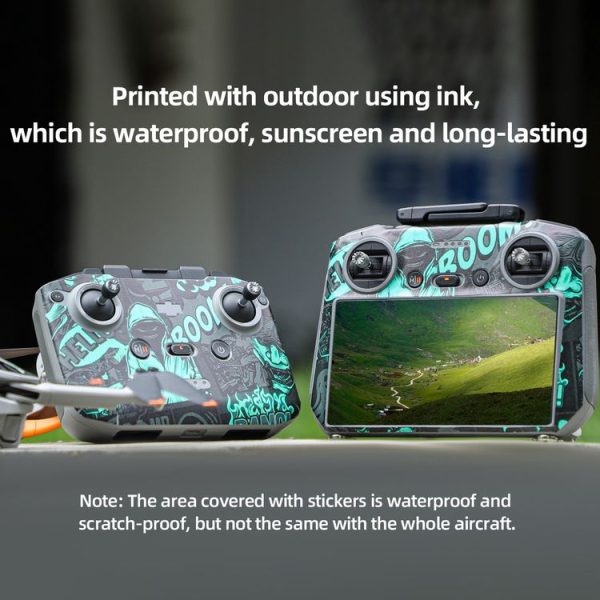 DJI Mini 4 Pro / RC 2 Drone Body Remote Control Protective Sticker (Green Hat Man) - Image 7