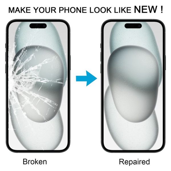 IPhone 15 Front Screen Outer Glass Lens with OCA Optically Clear Adhesive - Image 6