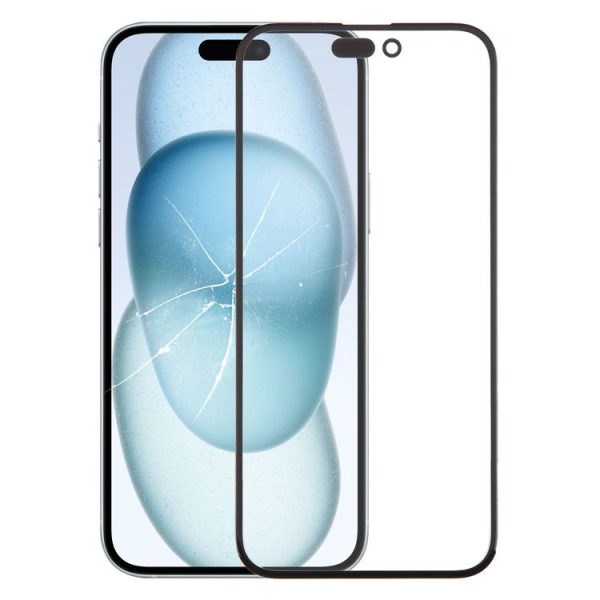 IPhone 15 Plus Front Screen Outer Glass Lens with OCA Optically Clear Adhesive