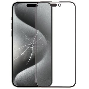 IPhone 15 Pro Max Front Screen Outer Glass Lens with OCA Optically Clear Adhesive