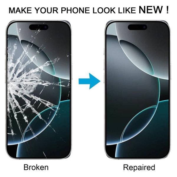 IPhone 16 Pro Front Screen Outer Glass Lens with OCA Optically Clear Adhesive - Image 6