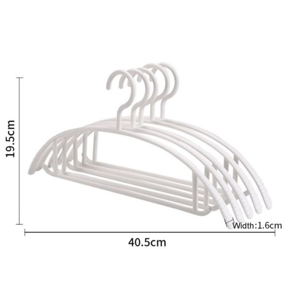 Thickening Anti-slip Plastic Seamless Clothing Hanger, Regular Style - Image 2