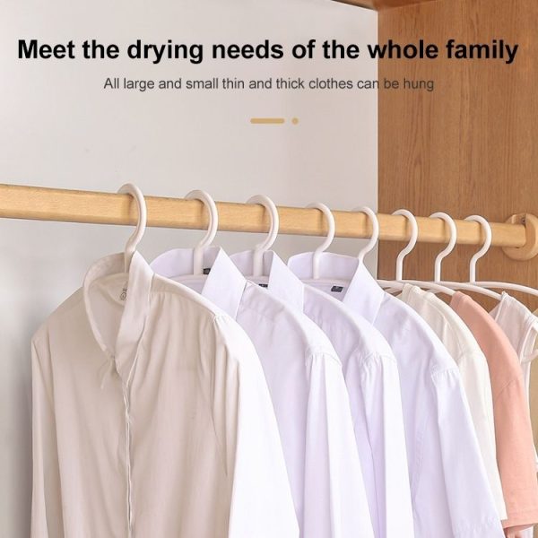 Thickening Anti-slip Plastic Seamless Clothing Hanger, Regular Style - Image 7
