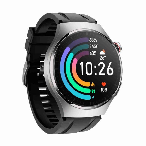 MT200 1.43 inch AMOLED IP67 Smart Call Watch, Support ECG / Body Temperature / Blood Glucose Monitoring (Silver) - Image 3
