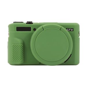 Canon PowerShot G7 X Mark II / G7X2 Soft Silicone Protective Case with Lens Cover (Green)