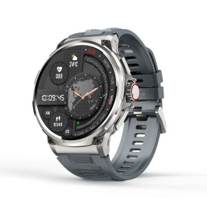 V69 IP68 BT5.0 1.85inch Smart Watch Support Voice Call / Sleep Detection (Silver)