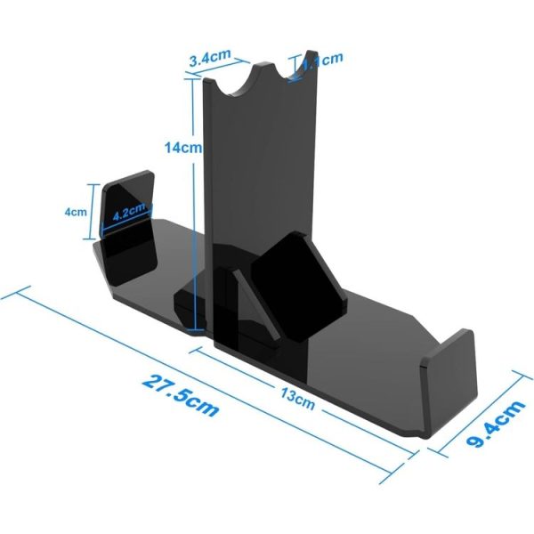 YX060 Lightsaber Stand Acrylic Light Saber Display Holder Black (Black) - Image 3