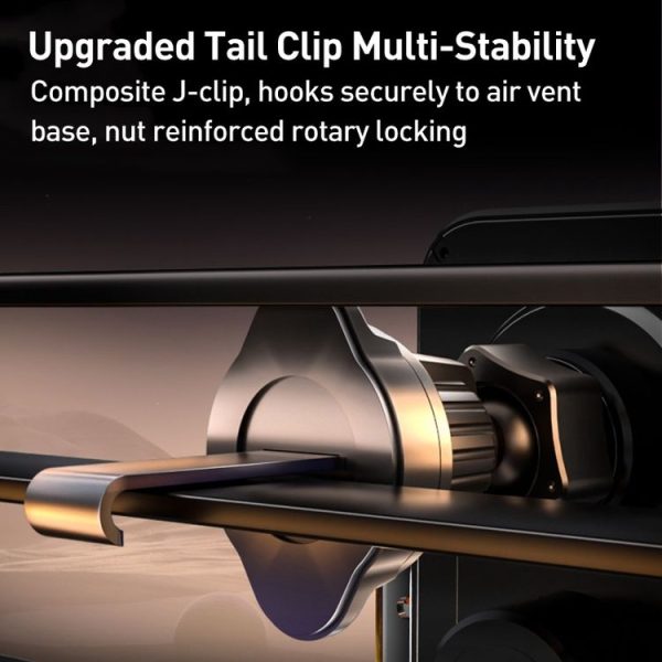 C05 Automatic Alignment Wireless Fast Charging Air Outlet Car Holder (Black) - Image 8