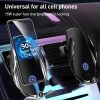 M3 Infrared lnduction Wireless Fast Charging Air Outlet Car Holder (Black) - Image 2