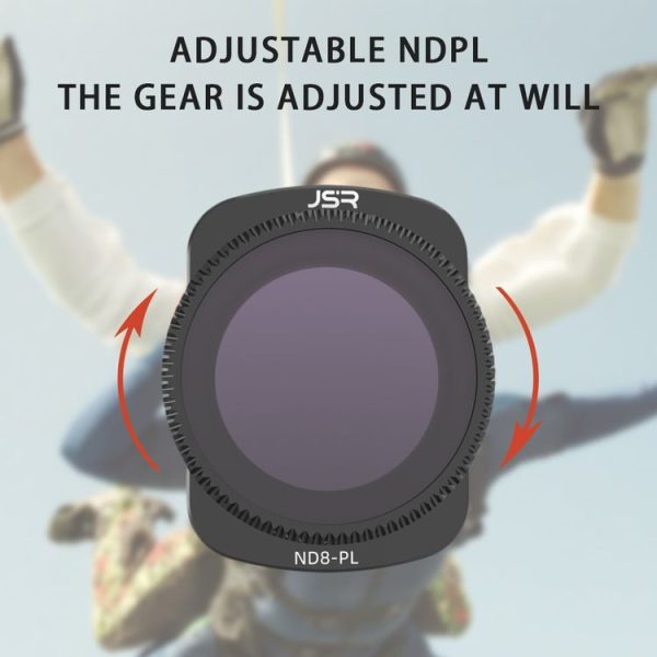 DJI OSMO Pocket 3 JSR ZB Series Camera Lens Filter, Filter: Streak Drawing Blue - Image 4