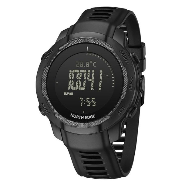 NORTH EDGE VERTICO Carbon Fiber Outdoor Sports Multifunctional Electronic Watch (Black) - Image 2