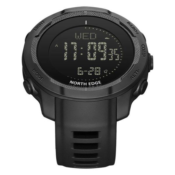 NORTH EDGE VERTICO Carbon Fiber Outdoor Sports Multifunctional Electronic Watch (Black) - Image 3
