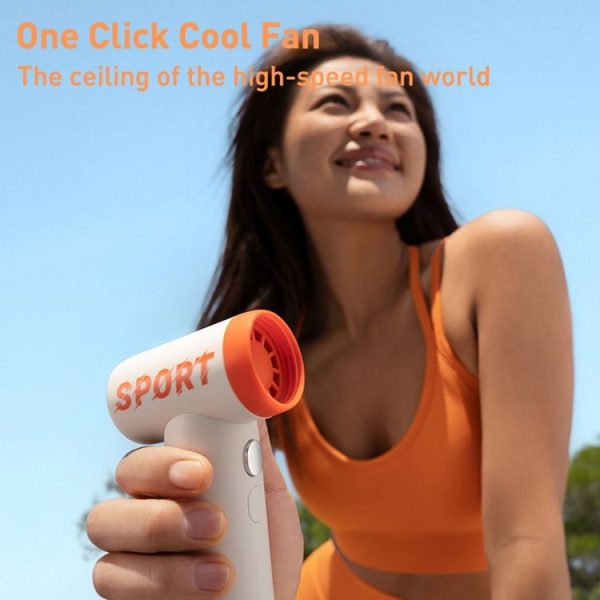 DC01 Mini Handheld High-speed Electric Fan (White) - Image 2
