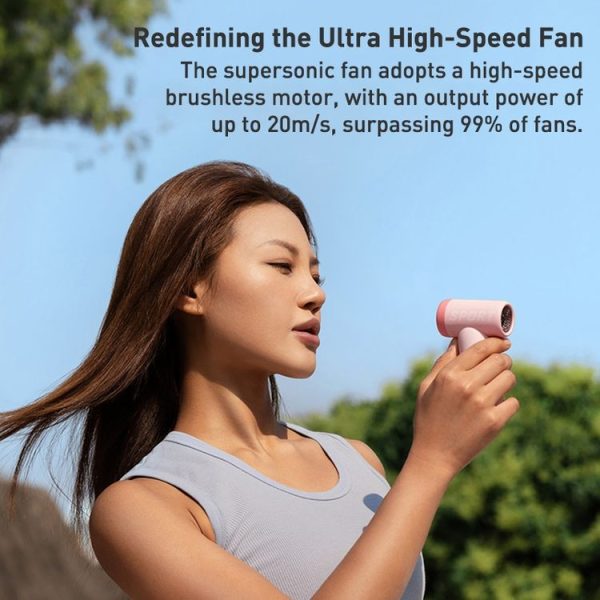 DC01 Mini Handheld High-speed Electric Fan (White) - Image 4