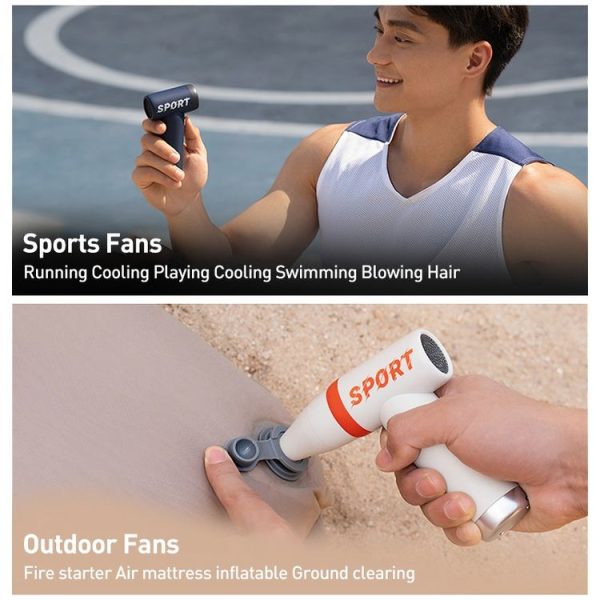 DC01 Mini Handheld High-speed Electric Fan (White) - Image 8