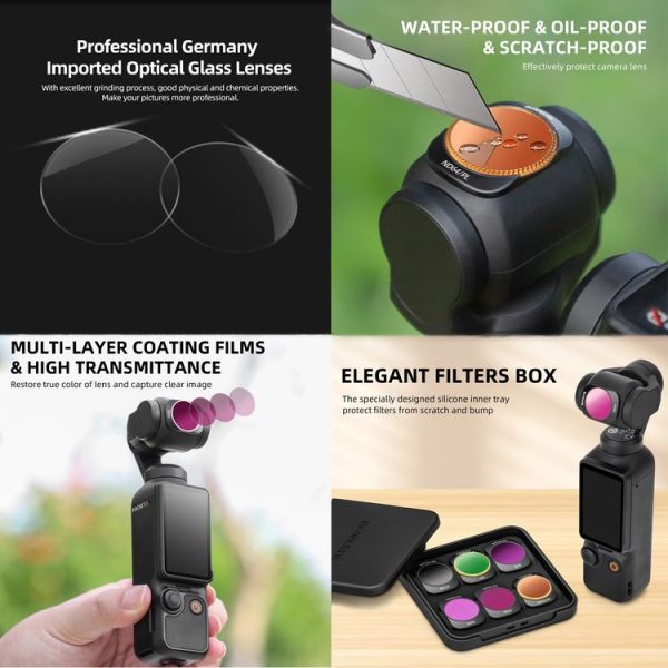 DJI OSMO Pocket 3 Sunnylife Camera Lens Magnetic Metal Filter, Filter: MCUV - Image 3