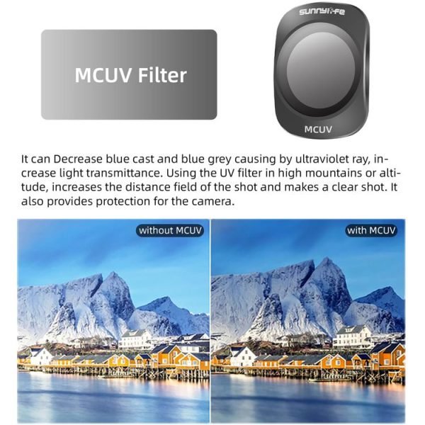 DJI OSMO Pocket 3 Sunnylife Camera Lens Magnetic Metal Filter, Filter: MCUV - Image 8