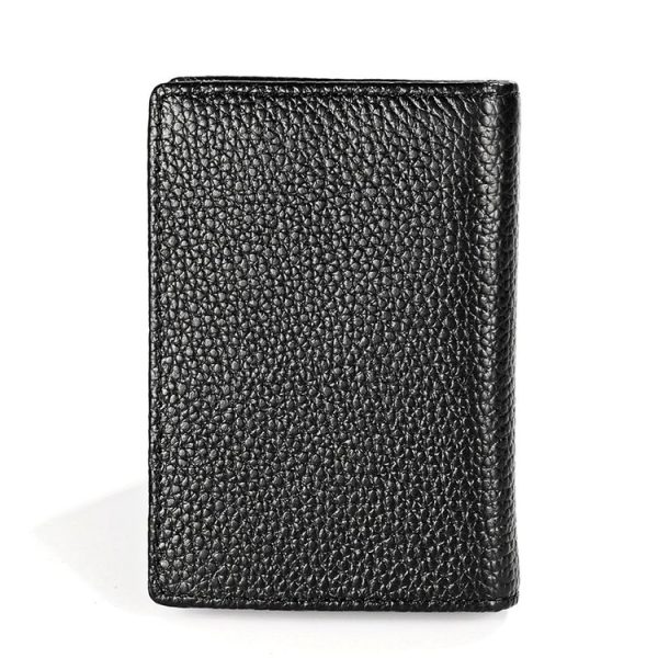 KB156 Antimagnetic RFID Men Leather Card Bag Card Holder (Black) - Image 3