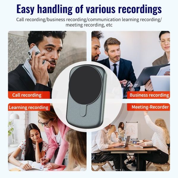 JNN A1 Strong Magnetic Mobile Call Voice Recorder, Memory: 4GB (Black) - Image 8