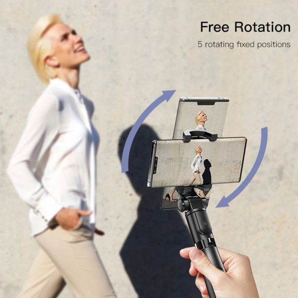 Yesido SF11 Retractable Bluetooth Tripod Phone Live Broadcast Selfie Stand (Black) - Image 6