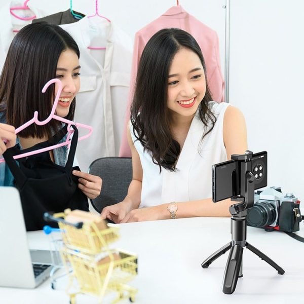 Yesido SF11 Retractable Bluetooth Tripod Phone Live Broadcast Selfie Stand (Black) - Image 8
