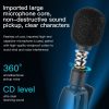 YESIDO KR13 Dual Low-latency Wireless Lavalier Microphone with Type-C Receiver (Black) - Image 7