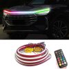 Car Startup Scan Through Hood LED Daytime Running Atmosphere Light, APP Control, Length: 1.2m (Symphony)