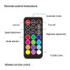 Car Startup Scan Through Hood LED Daytime Running Atmosphere Light, APP Control, Length: 1.2m (Symphony) - Image 3