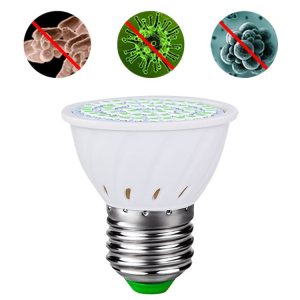 UVC Ozone Sterilizer Germicidal Disinfection Lamp, Specification: E27 110V 72 LEDs Lamp Cup Style