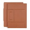 Magnetic PU Leather Tablet Laptop Folding Holder (Brown)