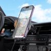 Hoco HW7 Transparent Discovery Edition Air Outlet Infrared Wireless Fast Charging Car Holder (Tarnish) - Image 5