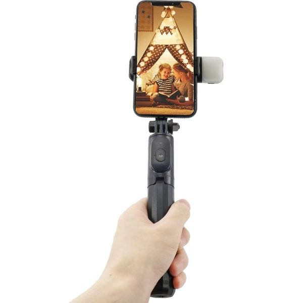 Q07 Bluetooth Selfie Stick Multifunctional Live Broadcast Tripod Without Light (Black) - Image 5