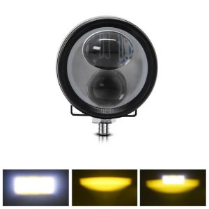 SD1 12W IP68 Waterproof Motorcycle Gourd Lens Spotlight (Black)
