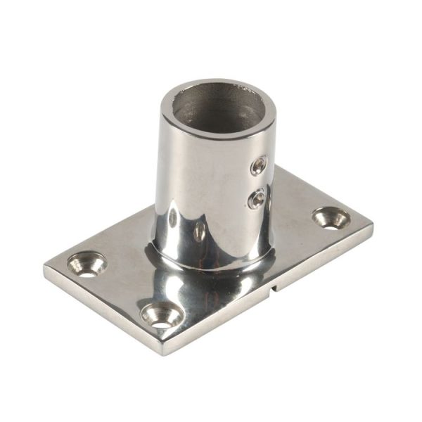 A8767 Ship / Yacht 316 Stainless Steel 90 Degree Square Tube Holder with Screws + Wrench (Silver) - Image 2