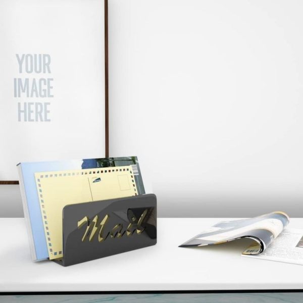 YX080 Acrylic Envelope Storage Display Rack Mail Organizer - Image 5