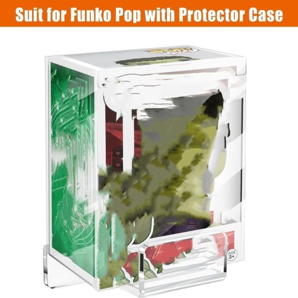 YX075 6pcs / Set Acrylic Storage Rack Anime Ornaments Wall Mounted Display Bracket - Image 4