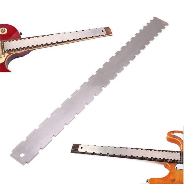Guitar Neck Measuring Ruler Guitar Sharpening File Guitar Neck Notch Ruler Fret Polishing Pad - Image 8