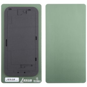 IPhone 15 LCD Screen With Frame Bezel Positioning Mat Fixed Mold