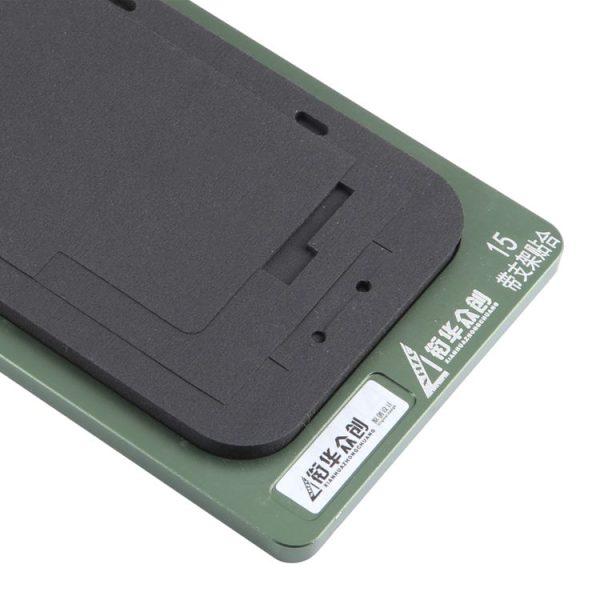 IPhone 15 LCD Screen With Frame Bezel Positioning Mat Fixed Mold - Image 5