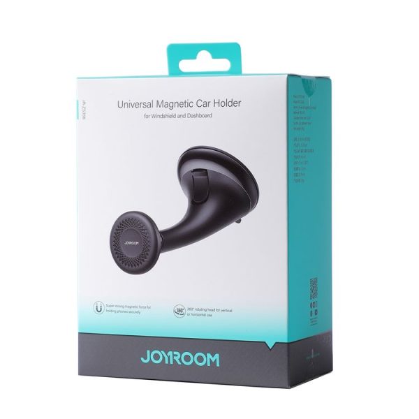 JOYROOM JR-ZS356 Magnetic Car Suction Cup Phone Holder (Black) - Image 8