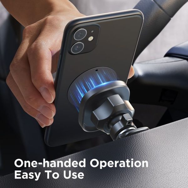JOYROOM JR-ZS400 Car Air Outlet Magnetic Phone Holder (Black) - Image 5