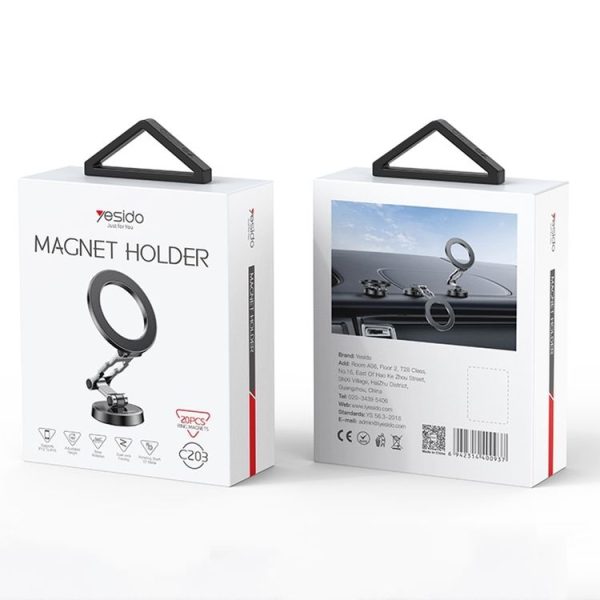 Yesido C203 Car Dashboard MagSafe Magnetic Phone Holder (Black) - Image 12