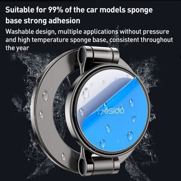 Yesido C203 Car Dashboard MagSafe Magnetic Phone Holder (Black) - Image 9