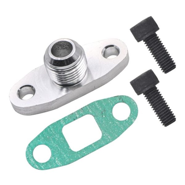 T3 T4 T04E GT42 Car Turbine Oil Supply Pipe Flange Gasket AN4 Joint Adapter - Image 2