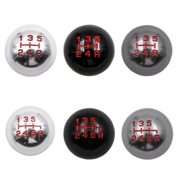 Honda Series Metal Gear Head Car Modified Gear Stick Shift Knob, Style: 5 Speed (Black) - Image 2