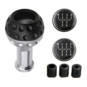 Car Modified Metal Gear Stick Shift Knob Universal Gear Head (Black)