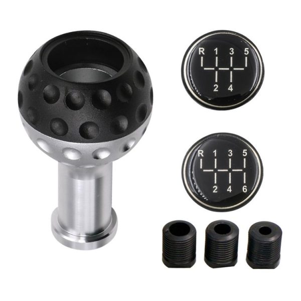 Car Modified Metal Gear Stick Shift Knob Universal Gear Head (Black)