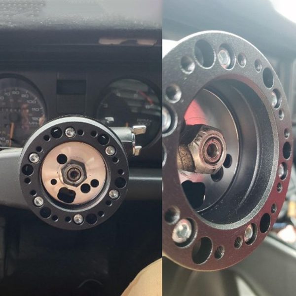 Universal Car Steering Wheel HUB Boss PCD Adapter Kit (Black) - Image 4