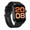 2.01 inch Silicone Strap Bluetooth Call Smart Watch Support Heart Rate Monitoring / Non-invasive Blood Sugar (Black) - Image 2